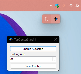 TopCenterStart11 Settings