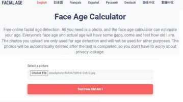 4 Free Online Age Detector Websites to Detect Age from Photo Facial Age