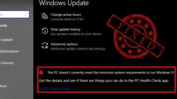 Force Update Windows 10 to Windows 11 on Unsupported Devices