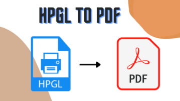 HPGL to PDF
