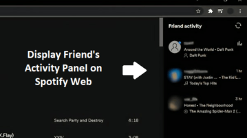 How to Display Friends Activity Tab on Spotify Web Player