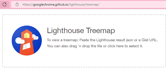 Lighthouse Treemap Website