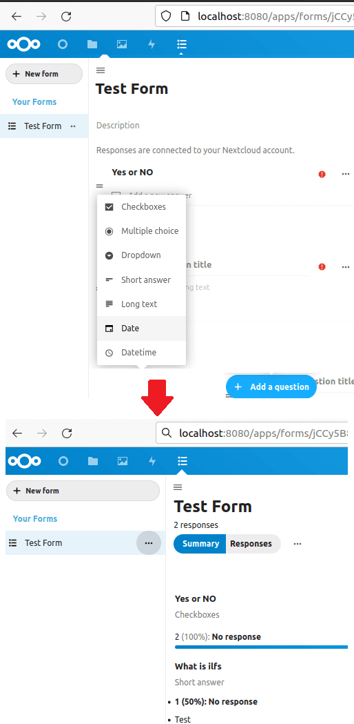 NextCloud Forms