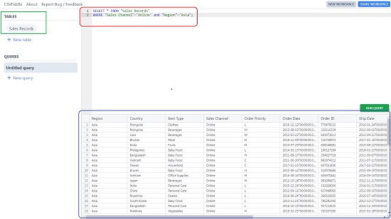 Sample SQL Query 2