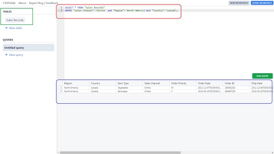 Sample SQL Query 3