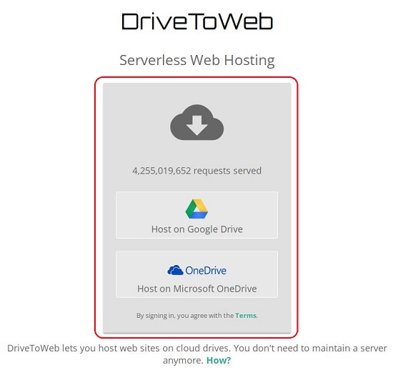 Select cloud service