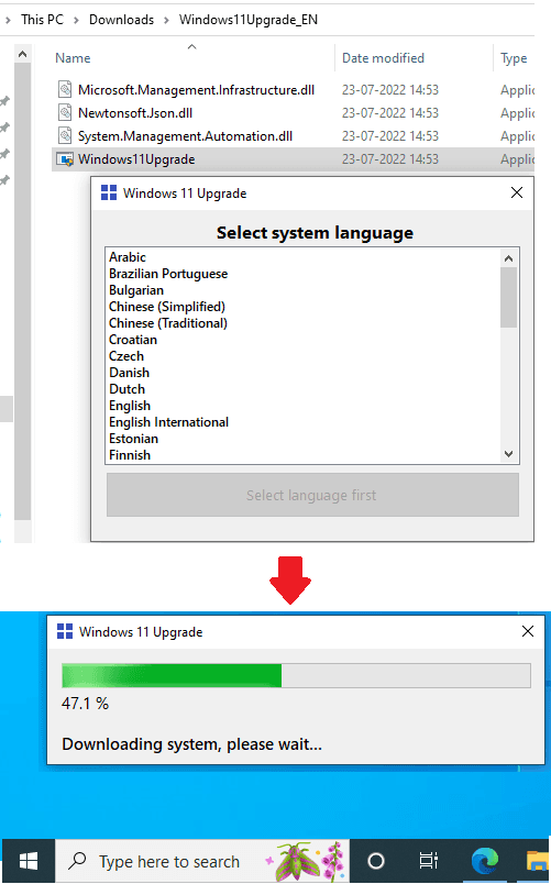 Windows11Upgrade Download ISO