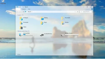 Add Acrylic Mica Effect to Explorer on Windows 10