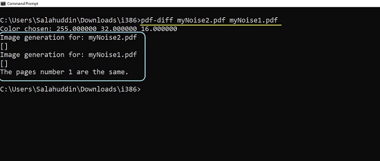 PDFdiff Command 1