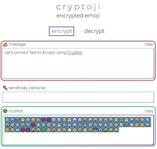 Cryptoji encrypt