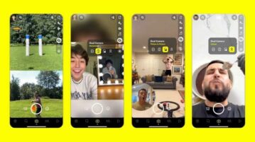 How to use BeReal like Dual camera in Snapchat for photos, videos