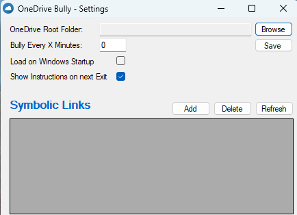 OneDrive Bully Main UI