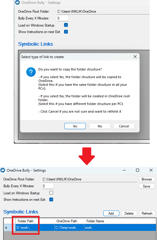 OneDrive Bully in Action