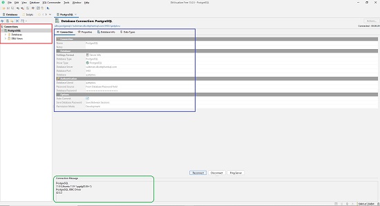 Database connected