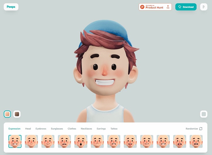 Free Interactive 3D Avatar Maker without Watermark, Commercial Use