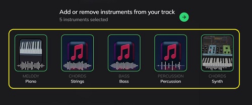 Add Delete instruments