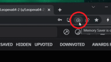Chrome Memory Saver Enabled
