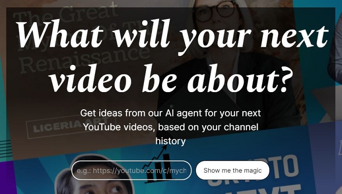 Free AI YouTube Video Idea Generator Based on Channel History