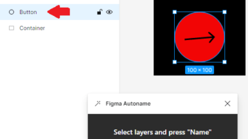 How to Automatically Rename all Layers of Figma Design in 1 Click Figma Autoname in action