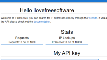 IPDetective API Key