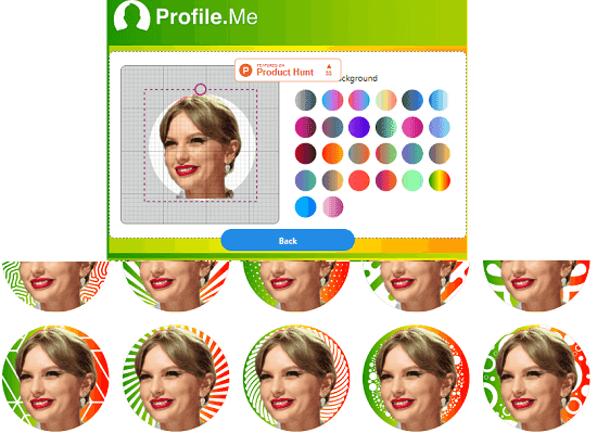 Profile Me Backgrounds Generated