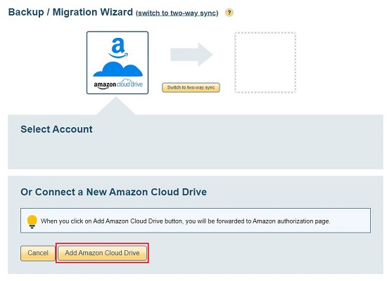 Add Amazon Cloud Drive