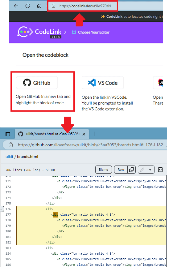 CodeLink VS Code Extension in Action