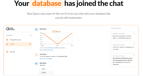 Database Query tool to retrieve data via natural language chat