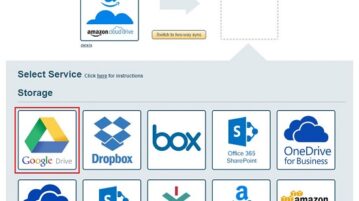 How to Transfer files from Amazon Drive to Google Drive Destination cloud service