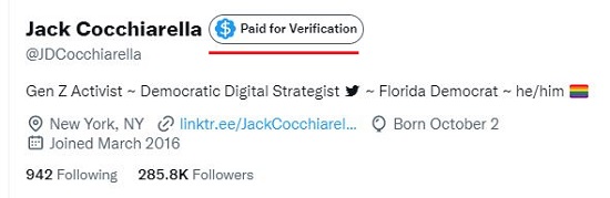 Paid for Verification 