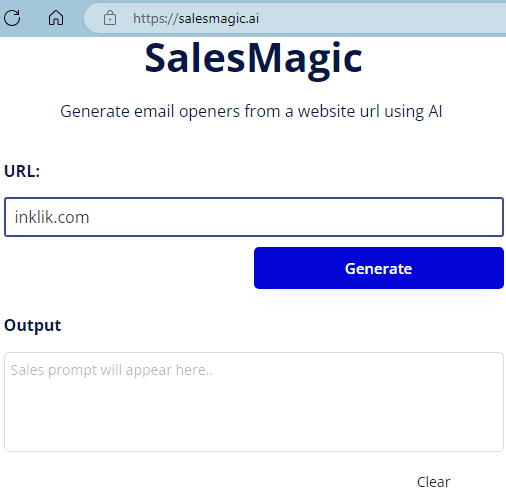 SalesMagic Web UI