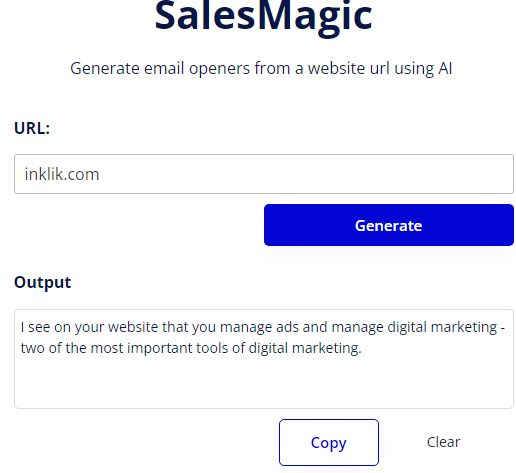 SalesMagic in Action