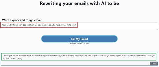 Generate Email