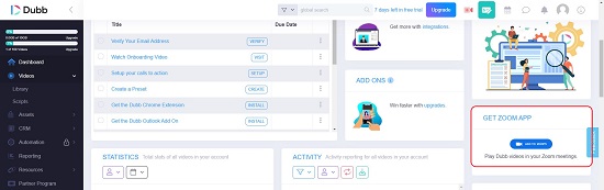 Get Dubb Zoom App
