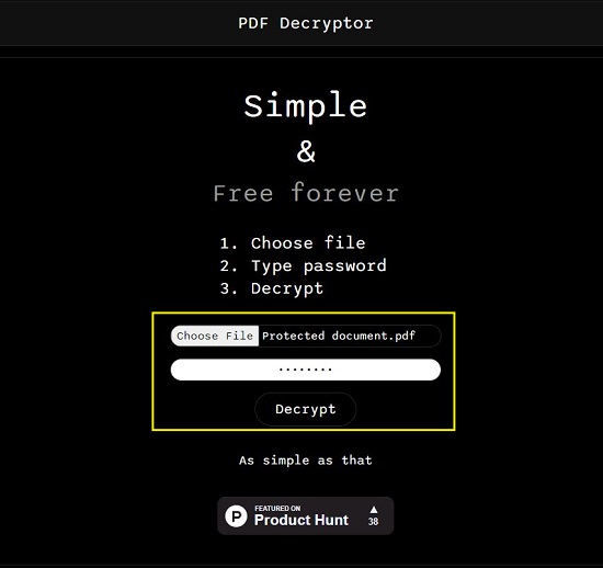 PDF Decryptor