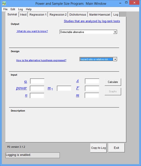 PS Power and Sample Size 