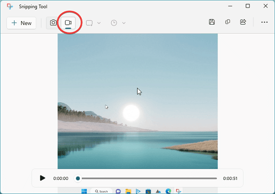 Screen Recording Snipping Tool