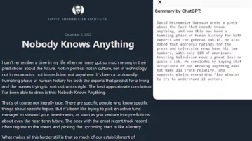 Summarizer to Generate Text Summary using ChatGPT