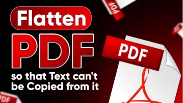 5 Websites to Flatten PDF Online to make PDF Text not Copyable