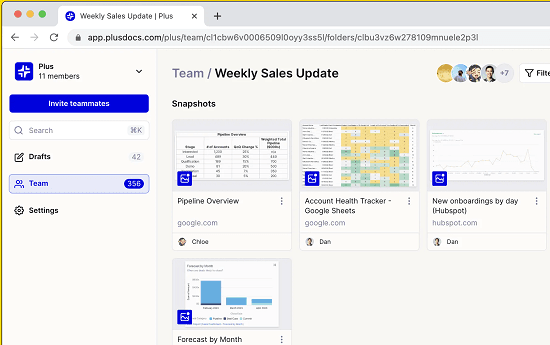 Create Self Updating Screenshots for Reports, Dashboards