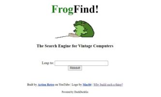 Free Search Engine based on DuckDuckGo for Old Vintage Computers