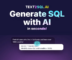 Generate SQL from Text Description for any Database for Free Text2SQL
