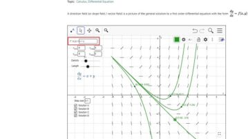 5 Free Online Direction Field Plotter Websites GeoGebra