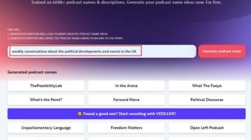 10 Best Free Podcast Name Generator Websites Click here to navigate to Podcast Name Generator