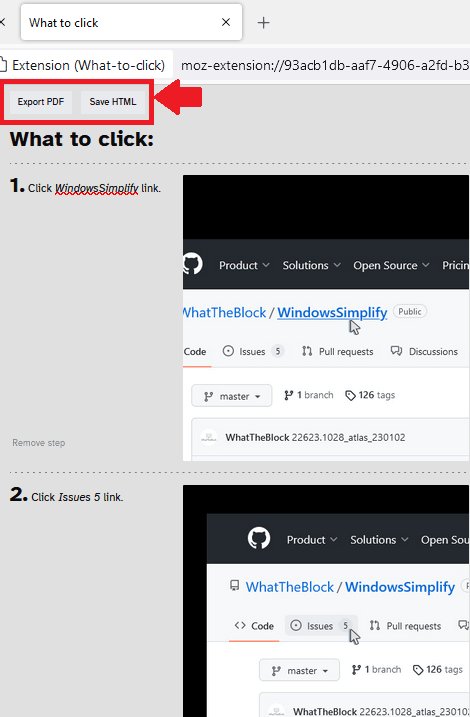 Guide Generated What-to-click