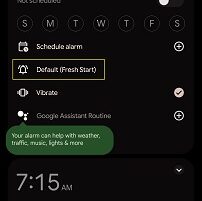 Select Alarm Sound