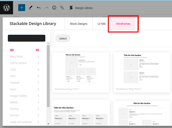 Stackable Design Library