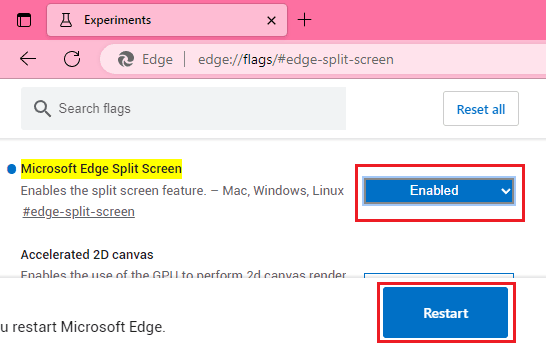 Microsoft Edge has got a new Split Screen feature to open two sites in a  single window