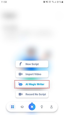 Choose AI Magic Writer