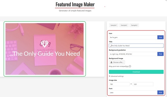 Featured Image Maker